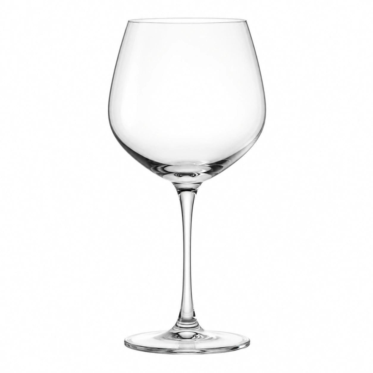 Weinglas 500 ml aus transparentem Glas - bauchige Form für Rotwein